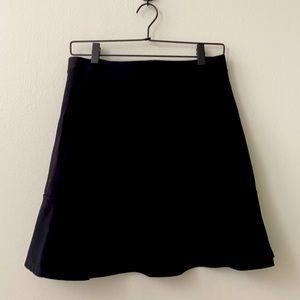 Loft black dress skirt
